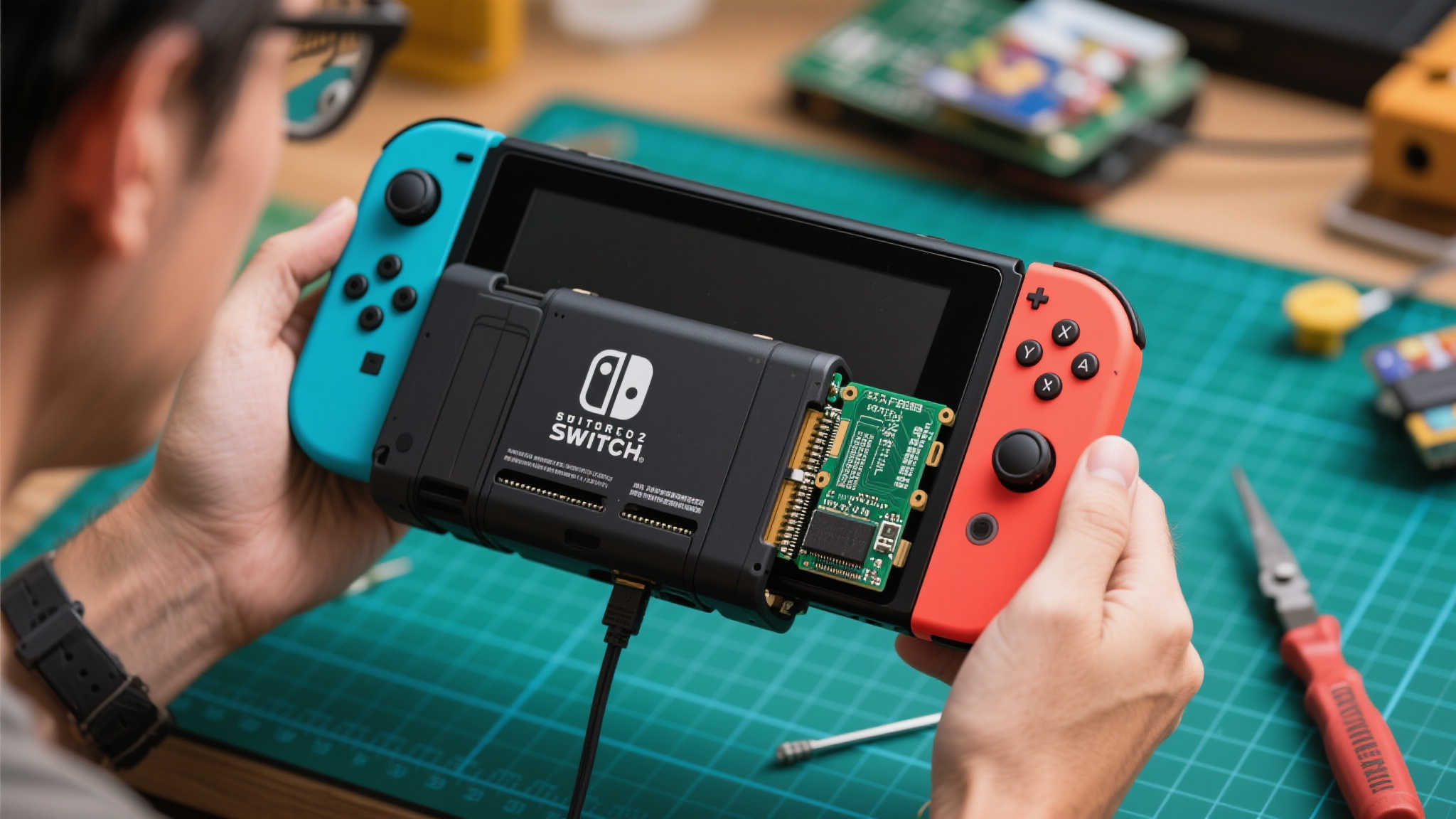 技术达人自制Switch 2外挂电池,续航再增5小时!
